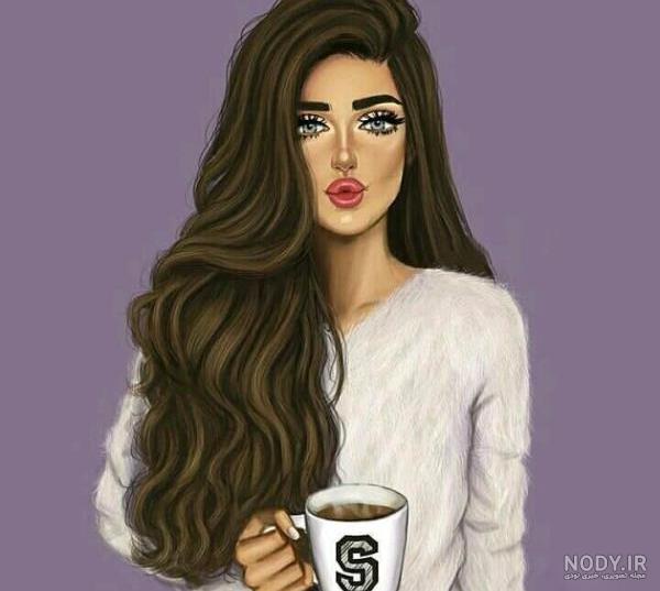 عکس های فانتزی نقاشی خیلی جدید دخترانه