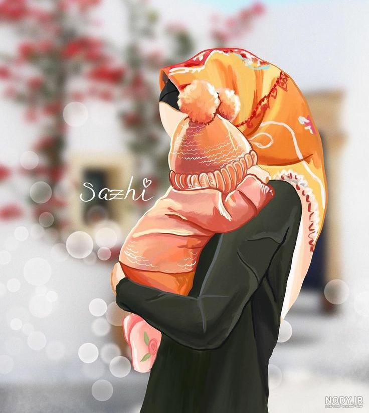 عکس مادر و دختر با حجاب کارتونی - دیجیت باکس - DigitBox عکس مادر و دختر با حجاب کارتونی - دیجیت باکس - DigitBox