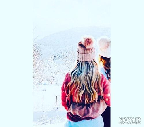 عکس نوشته ست با رفیق دخترونه برای پروفایل تلگرام، اینستاگرام و واتساپ