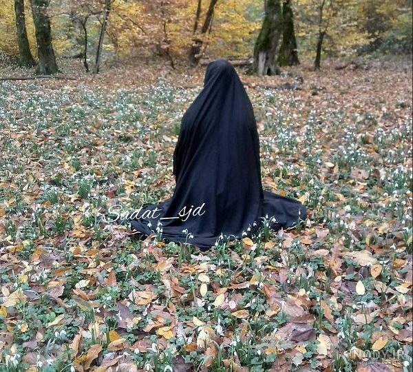 عکس پروفایل دختر باحجاب از پشت سر عکس پروفایل دختر باحجاب از پشت سر