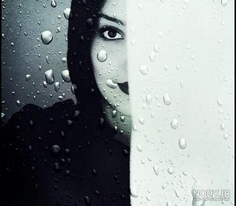 عکس پروفایل چتر زیر بارون و برف (21 بهمن روز جهانی چتر)