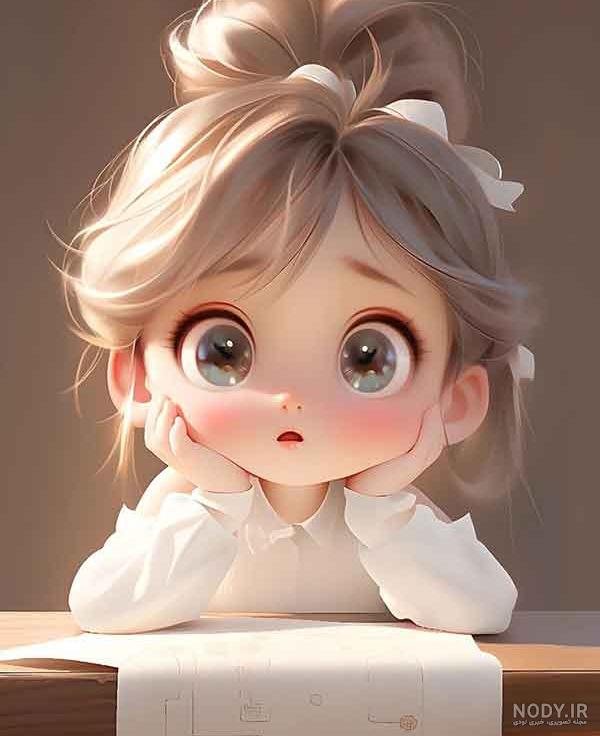 عکس کارتونی دخترانه برای پروفایل ❤️ [ بهترین تصاویر ]
