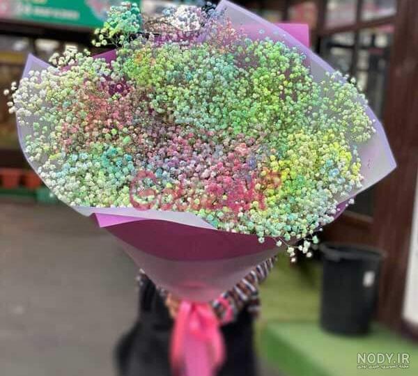 مدل دسته گل رز کوچک برای هدیه و خاص قرمز لاکچری - السن