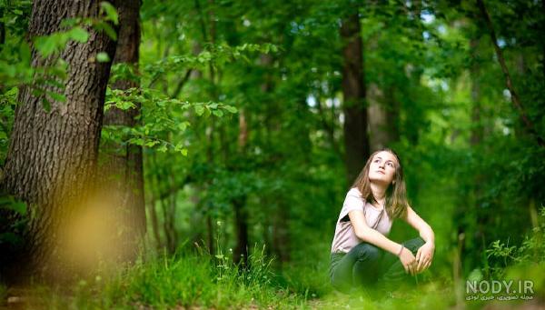 ژست عکس توی جنگل ژست عکس توی جنگل