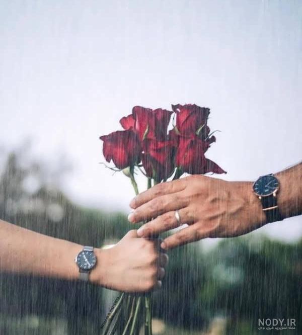ژست عکس دسته گل ❤️ [ بهترین تصاویر ]