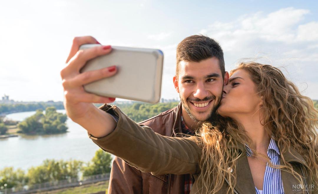 ژست عکس در طبیعت دونفره ❤️ [ بهترین تصاویر ]