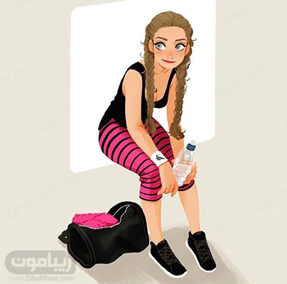 ژست عکس ورزشی دخترانه ❤️ [ بهترین تصاویر ]