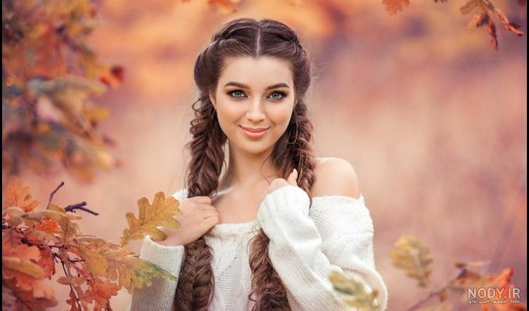 ژست عکس پاییزی دخترانه 1401 | ژست عکس دخترانه | ژست عکس پاییزی دخترانه با  حجاب