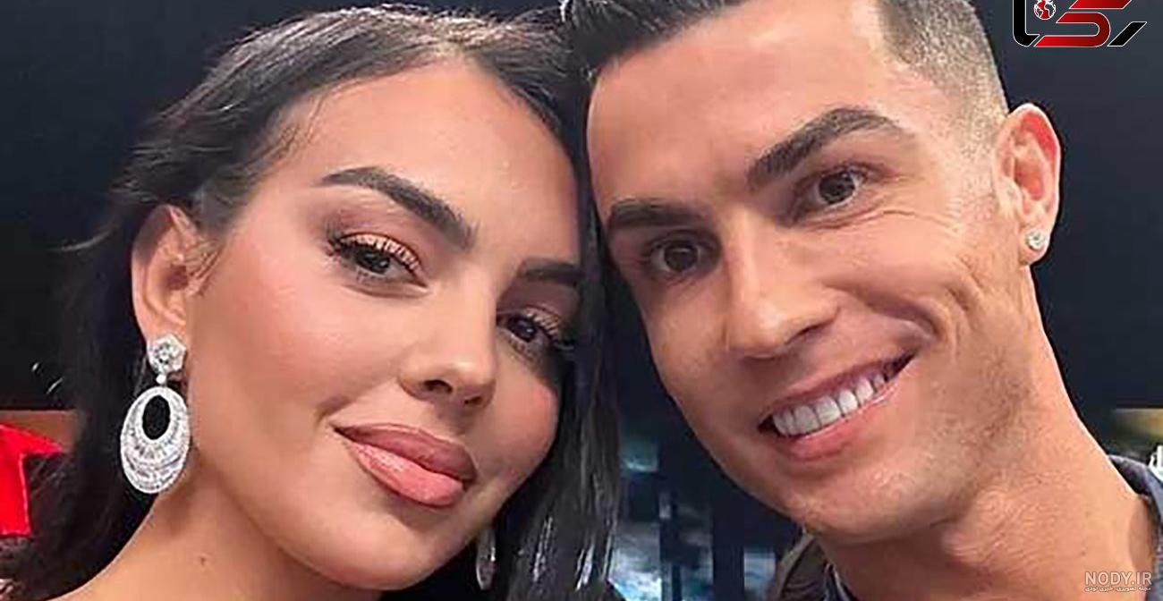 زشت عکس بوسه رونالدو و همسرش اینستاگرام