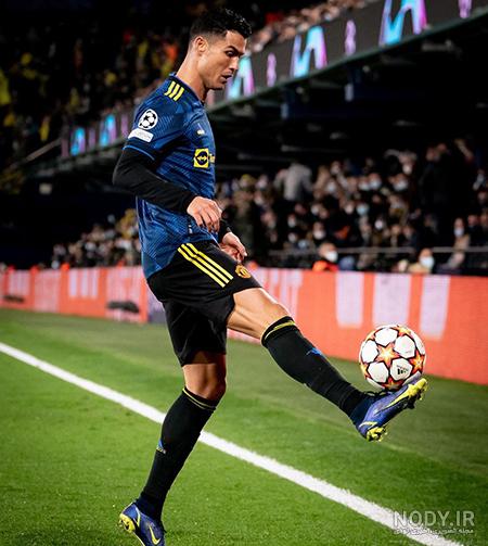 عکس رونالدو با شیر