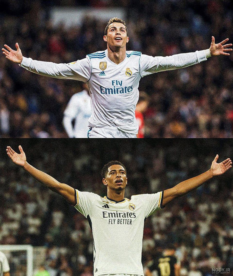 عکس رونالدو با شیر