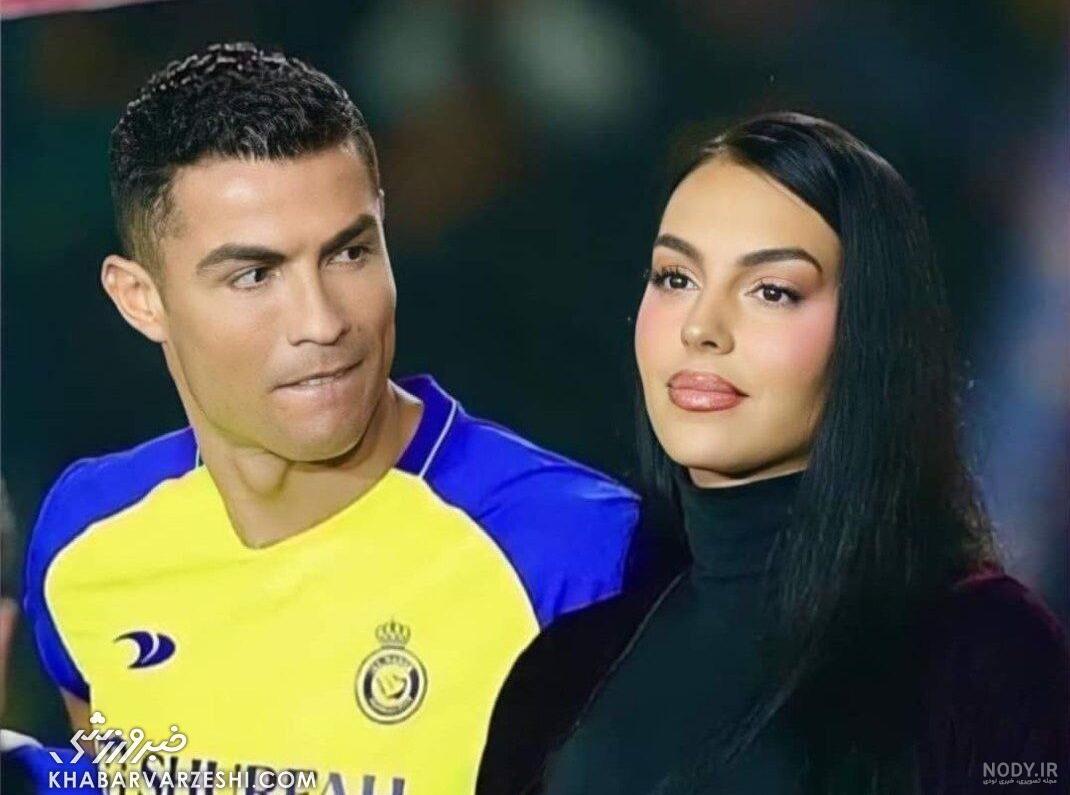 زشت عکس بوسه رونالدو و همسرش اینستاگرام