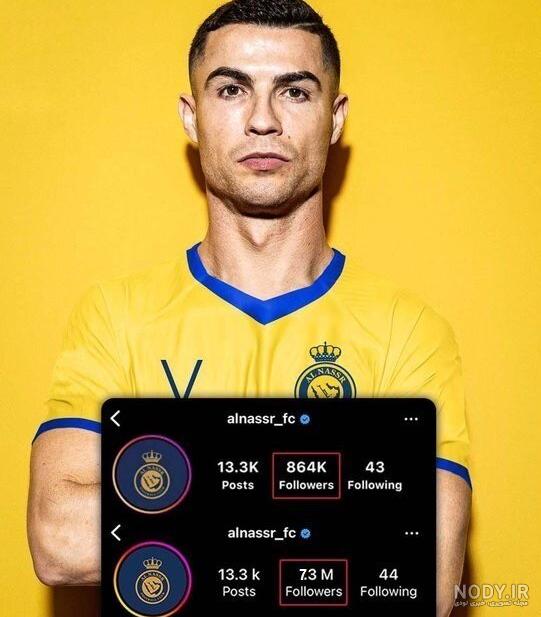 عکس رونالدو با شیر