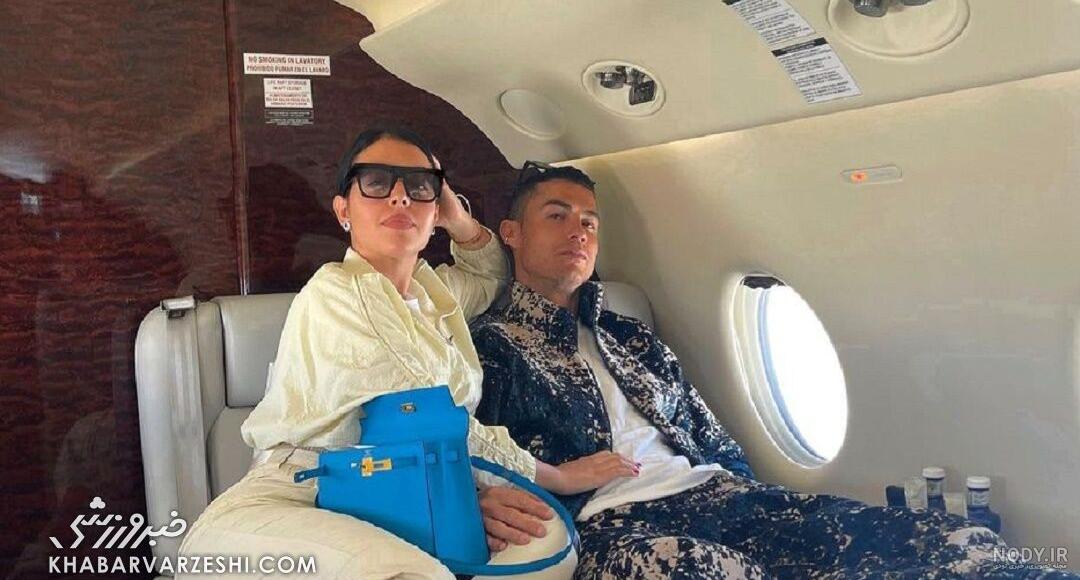 زشت عکس بوسه رونالدو و همسرش اینستاگرام