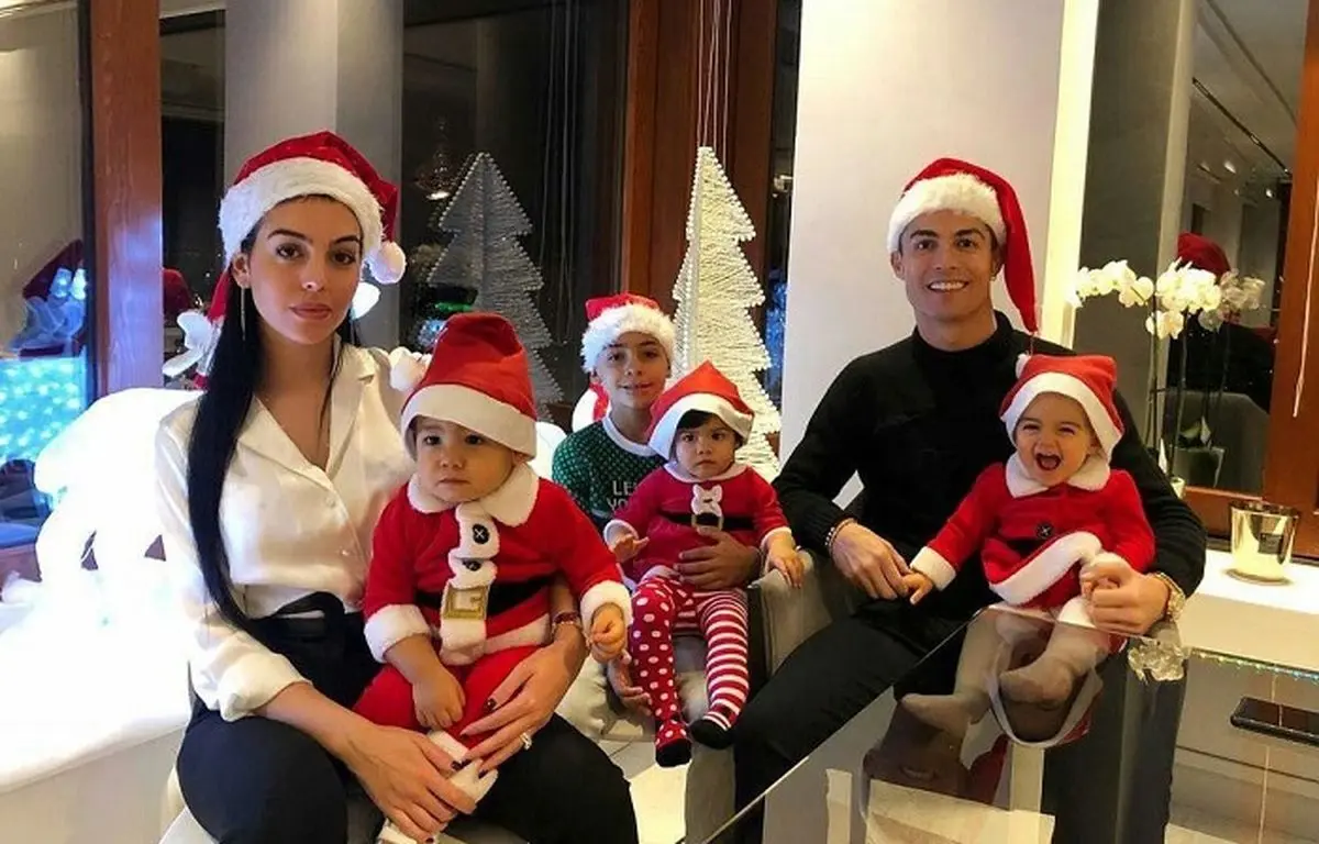 زشت عکس بوسه رونالدو و همسرش اینستاگرام