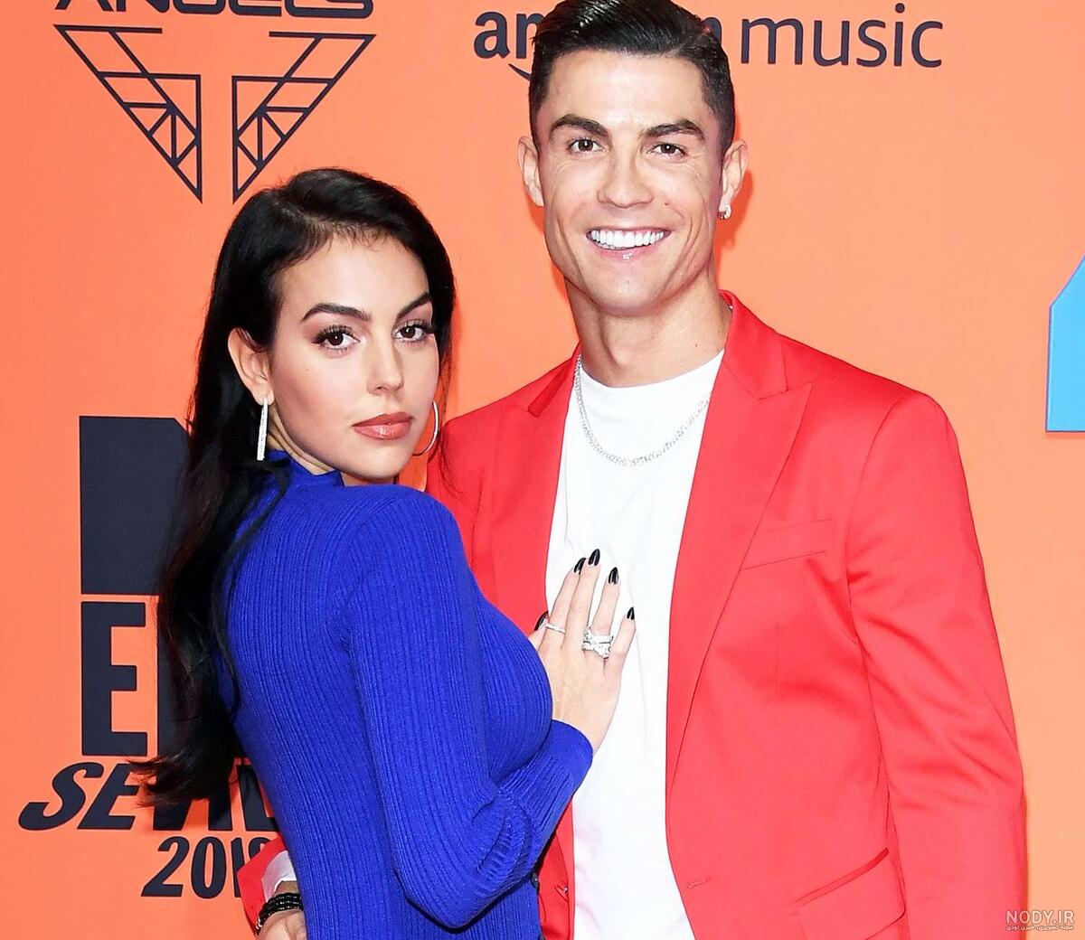 زشت عکس بوسه رونالدو و همسرش اینستاگرام