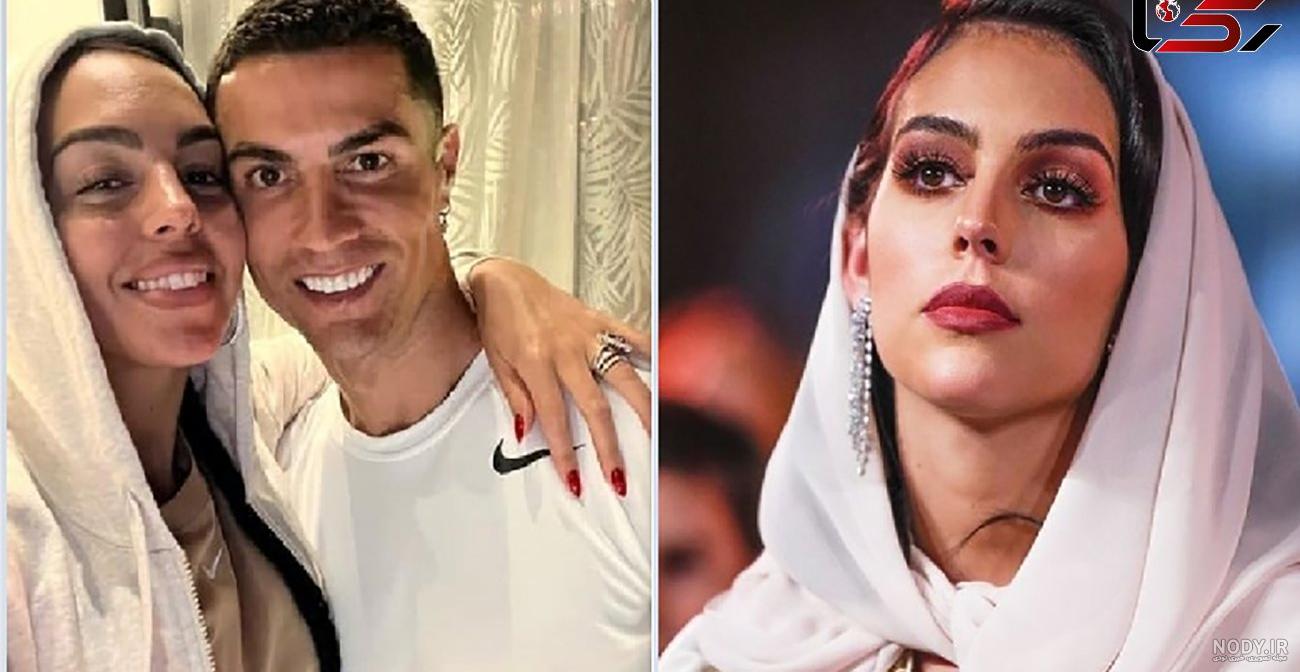 زشت عکس بوسه رونالدو و همسرش اینستاگرام