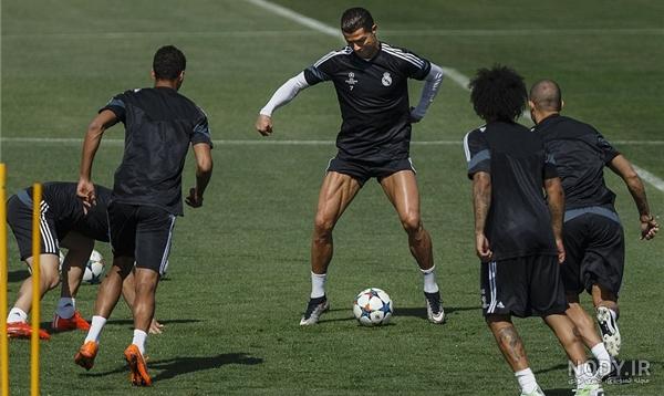 پای رونالدو بدون کفش