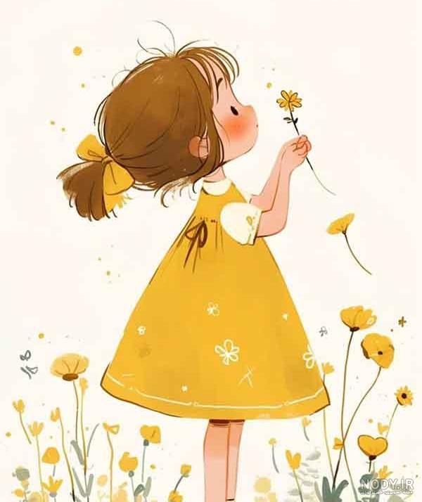 عکس های کیوت و بامزه دخترانه