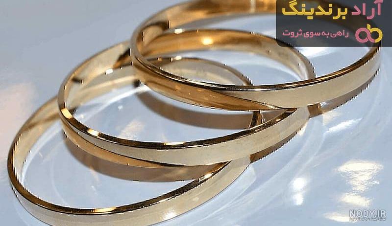 النگو طلا دخترانه عقیق سایز دو | گالری ماندگار