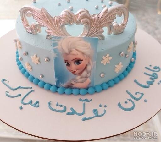 بنر مستطیلی جشن و تولد تم فروزن السا و آنا طرح 02- فروشگاه همنشینی