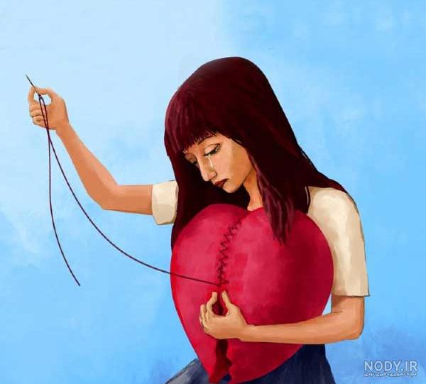 عکس دختر غمگین عروسکی