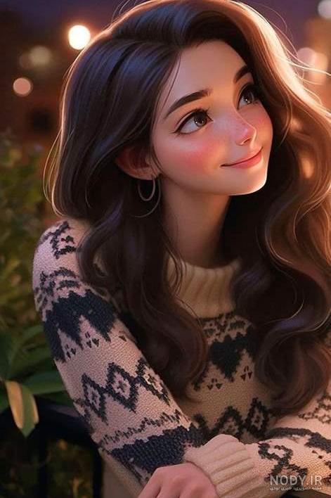 عکس دخترانه پروفایل کارتونی