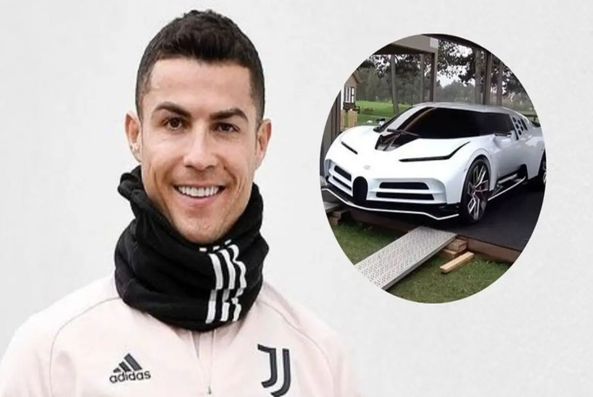 عکس ماشین جدید رونالدو بوگاتی عکس ماشین جدید رونالدو بوگاتی