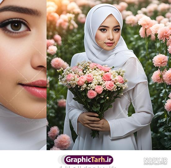 عکس پروفایل دخترانه مذهبی کارتونی