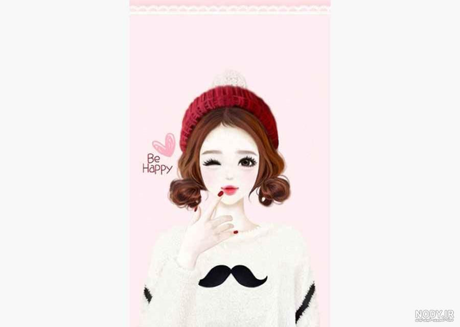 عکس کیوت دخترونه صورتی - عکس نودی