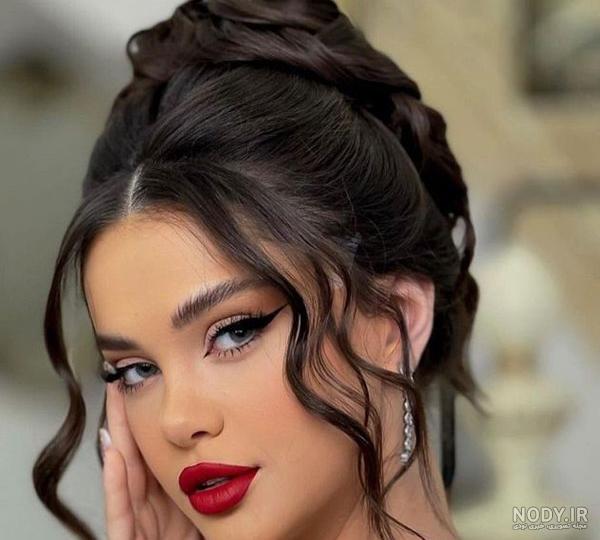 مدل ارایش دخترانه ساده و شیک برای عروسی 2024؛ ملایم بدون مژه با ابروی هالیوودی - گلی خانوم مدل ارایش دخترانه ساده و شیک برای عروسی 2024؛ ملایم بدون مژه با ابروی هالیوودی - گلی خانوم