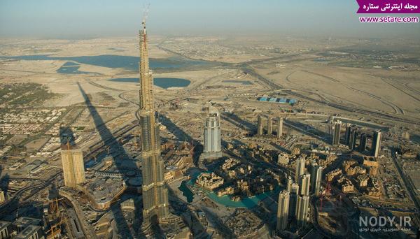 تولد جورجینا در برج خلیفه