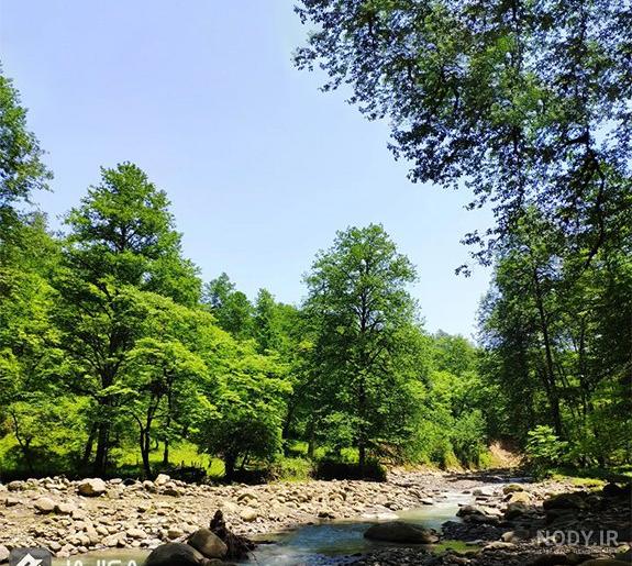 عکس شمال واقعی شب