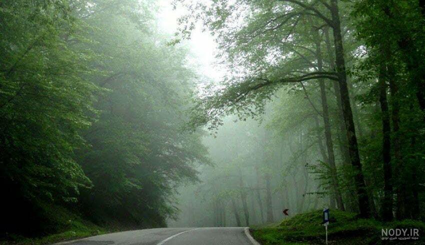 عکس شمال واقعی شب