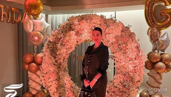 تولد جورجینا در برج خلیفه