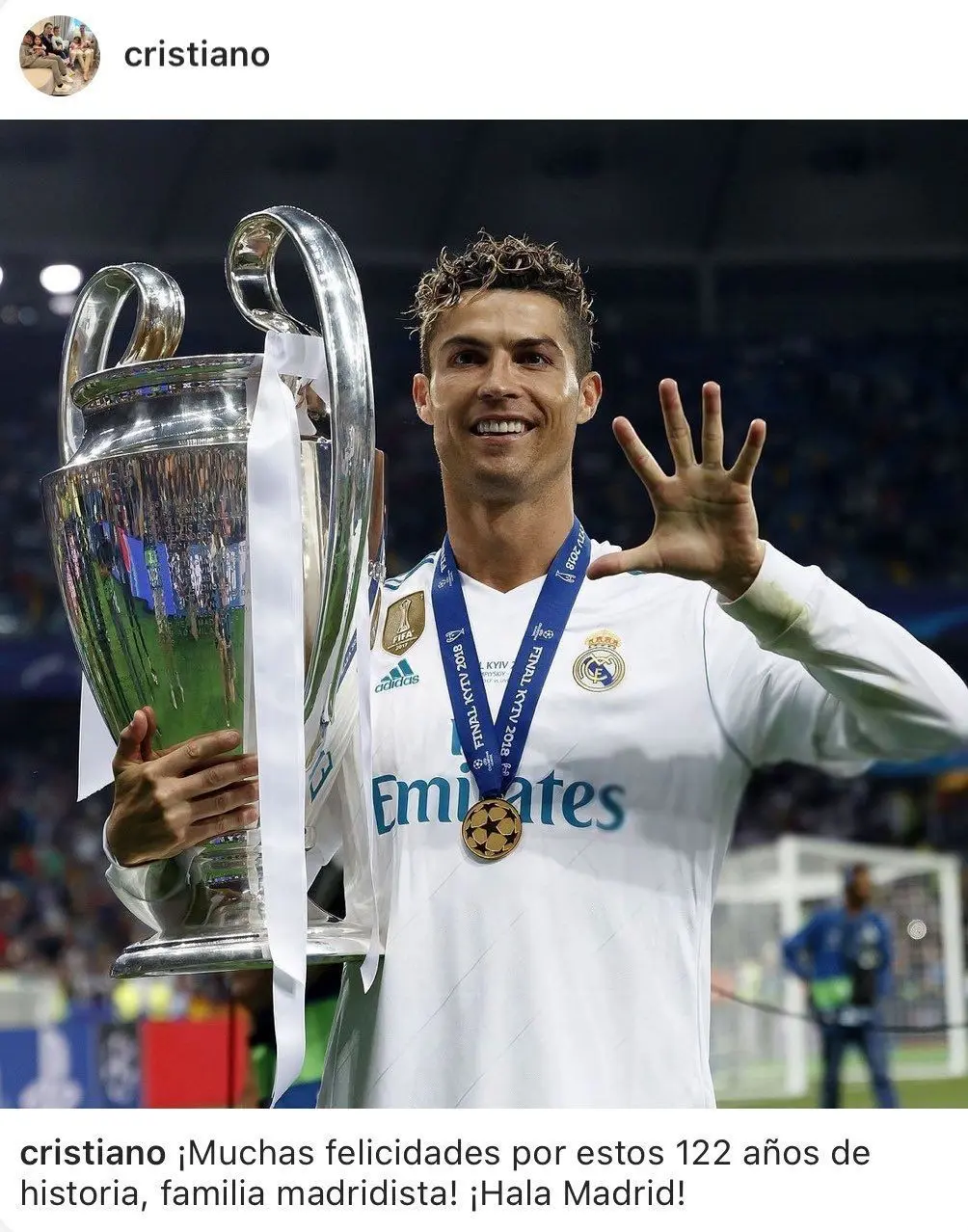 عکس رونالدو در سال ۲۰۱۷