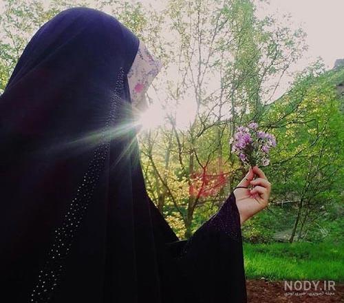 عکس دو رفیق چادری