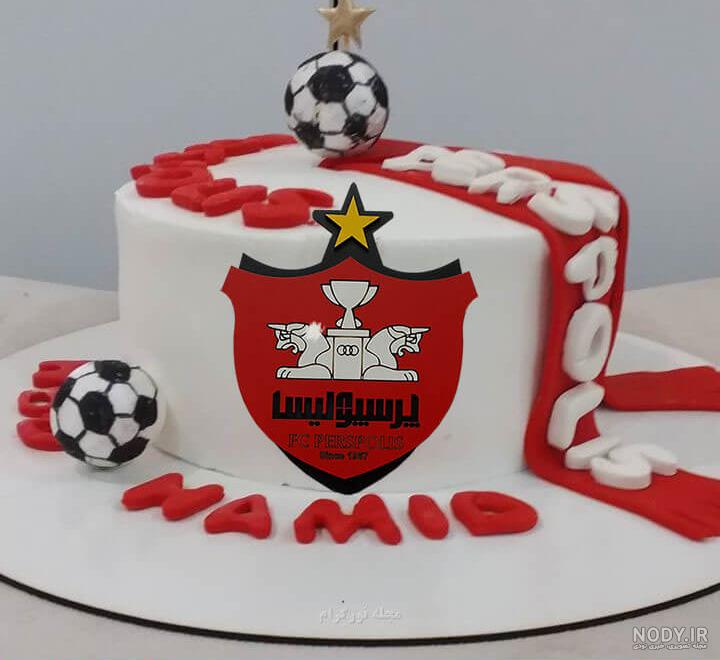 عکس کیک تولد پرسپولیس دخترانه عکس کیک تولد پرسپولیس دخترانه
