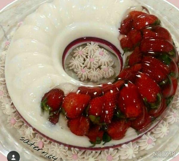 تزیین ژله با میوه | آموزش تزیین ژله با میوه و تصاویر تزیین دسر با میوه تزیین ژله با میوه | آموزش تزیین ژله با میوه و تصاویر تزیین دسر با میوه