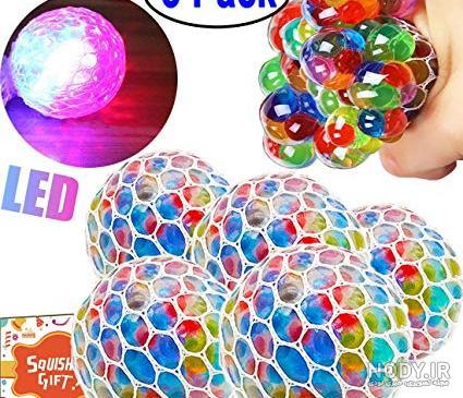 خرید و قیمت توپ ضد استرس چراغدار رنگارنگ ژله ای | ترب خرید و قیمت توپ ضد استرس چراغدار رنگارنگ ژله ای | ترب
