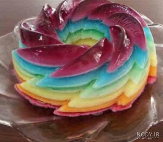 طرز تهیه ژله رنگین کمان، دسری زیبا و ساده - ستاره