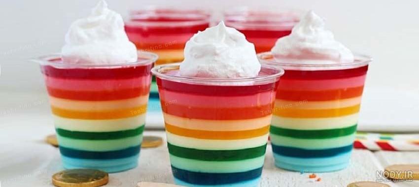 طرز تهیه ژله رولی | دسری سریع و بسیار خوشطعم