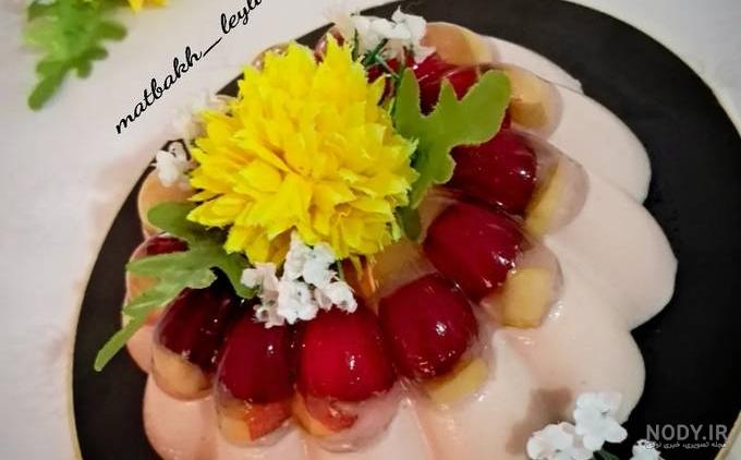 طرز تهیه ژله ویترینی میوه ای برای تابستان طرز تهیه ژله ویترینی میوه ای برای تابستان