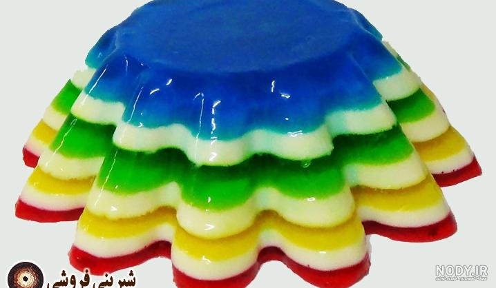 عکس های ژله رنگین کمانی