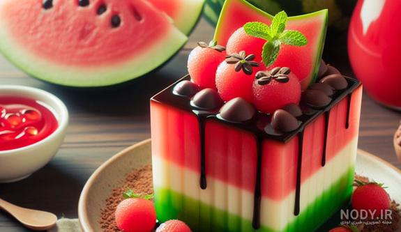 ژله انار شب یلدا – ژله یلدایی زیبا با قالب طرح انار - Delkhoshi.com