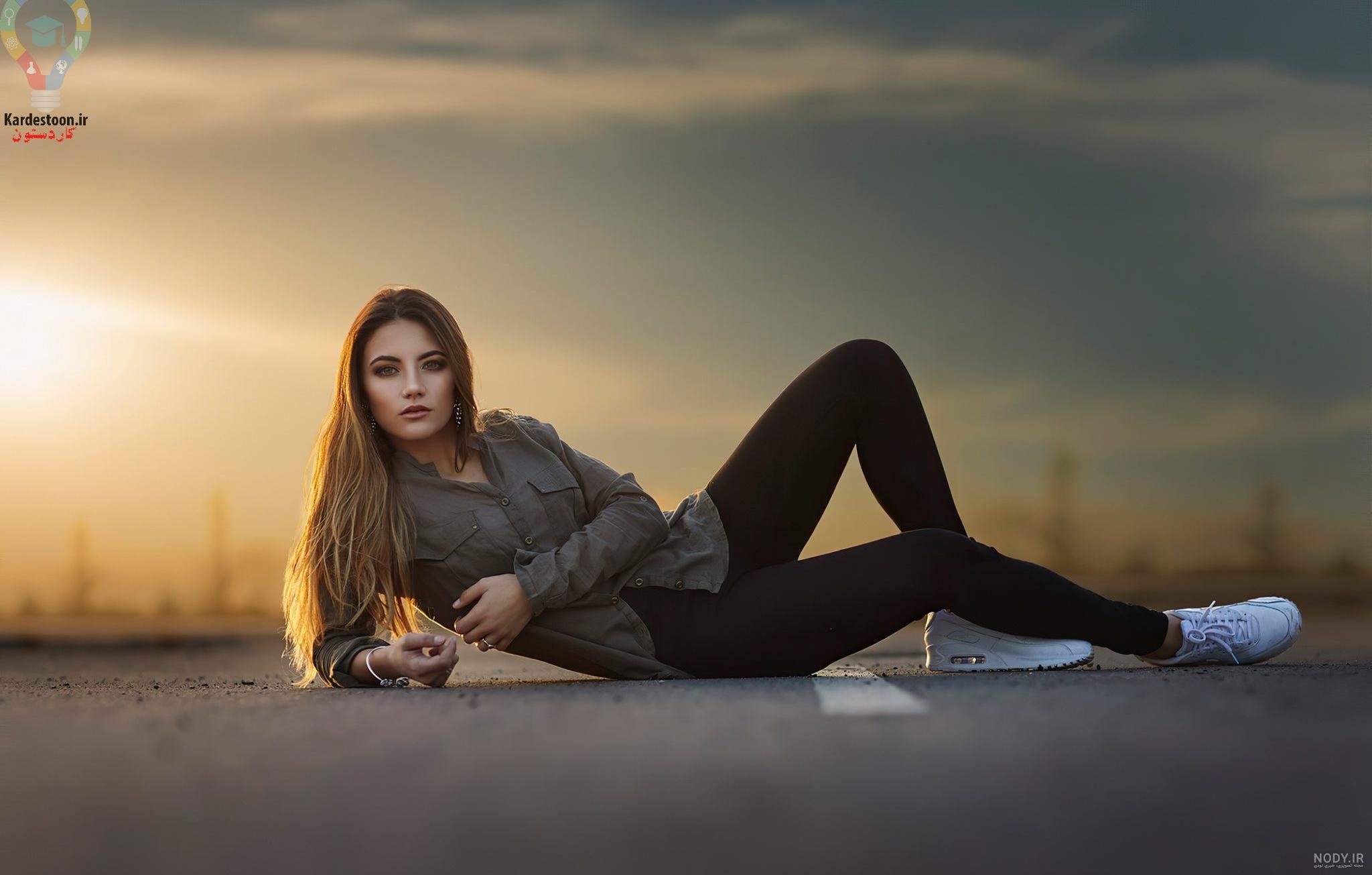 عکس خفن عکس دختر در جنگل برای پروفایل