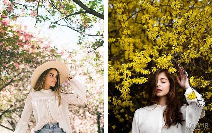 عکس دختر در جنگل فانتزی