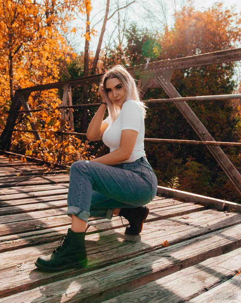 عکس دختر در جنگل فانتزی