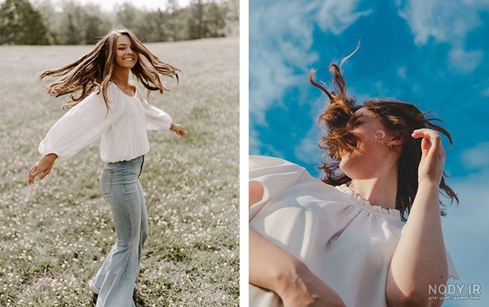 عکس دختر در جنگل فانتزی