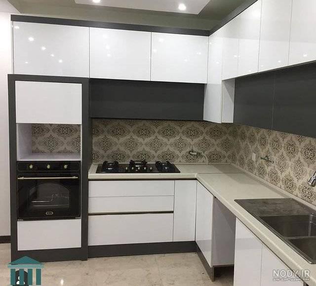 29 مدل کابینت سفید طوسی جدید، مات، براق - دکوچید
